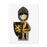 Medieval Black Knight Postcard