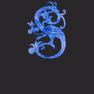 Medieval Blue Glass Dragon shirt