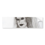 Medieval Bride Bumper Sticker