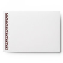 Medieval Brown Border Envelope Template