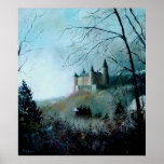 medieval castle of Veves Belgium posters