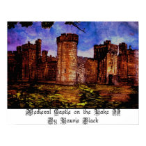 Medieval Castle on the Lake II posters by labart Medieval Castle on the Lake II posters
