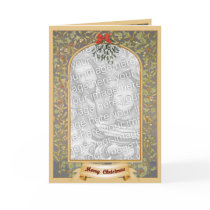 Medieval Christmas template cards
