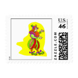 Medieval Clown Stamp