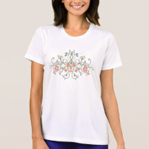 Medieval Floral Vine Print #2 T-shirts