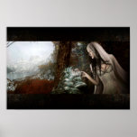 Medieval Forest Woman Print
