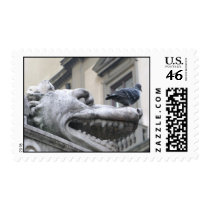 Medieval Gargoyle postage stamp