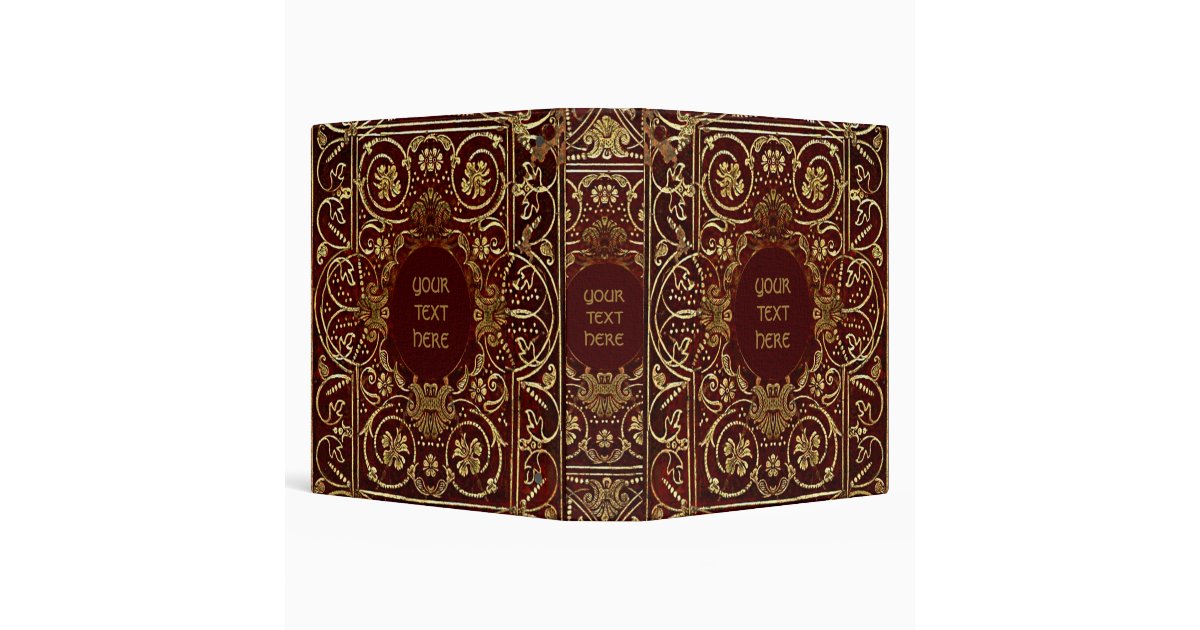 Medieval Gilded Book Cover Binder Zazzle