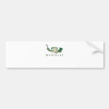 Medieval Green Dragon Bumper Sticker