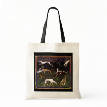 'Medieval Greyhounds' bags