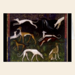 Medieval Greyhounds - Customized cards