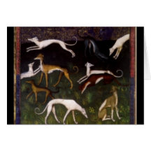 Medieval Greyhounds - Customized Cards