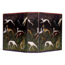 Medieval Greyhounds Fine Art Binders