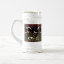 Medieval Greyhounds Fine Art Stein Coffee Mug
