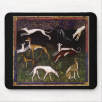 'Medieval Greyhounds' mousepads