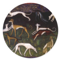 'Medieval Greyhounds' stickers