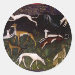 'Medieval Greyhounds' Sticker