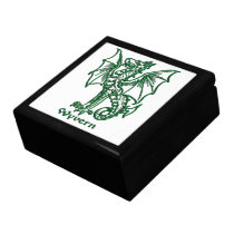 Medieval Heraldry Wyvern Jewelry Boxes
