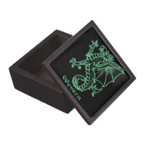 Medieval Heraldry Wyvern Premium Keepsake Boxes