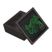 Medieval Heraldry Wyvern Premium Trinket Boxes
