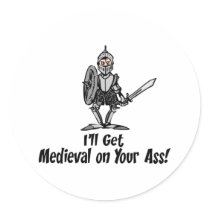 Medieval Humor stickers