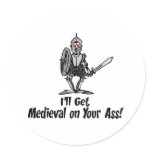 Medieval Humor Stickers