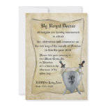 Medieval Knight Birthday Invitation