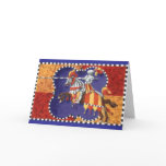 Medieval Knight Jousting Greeting Card
