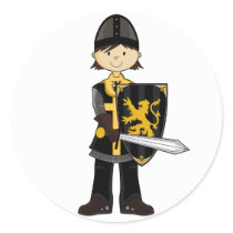 Medieval Knight Sticker