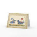 Medieval Knights Jousting in full barding and armo cards