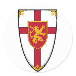 Medieval Knights Shield Sticker