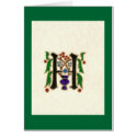 MEDIEVAL LETTER H cards