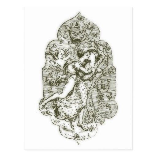 Medieval Love Post Card