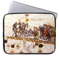 Medieval Map Electronics Bag laptop sleeves