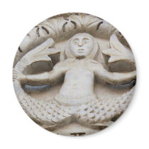 Medieval Mermaid Refrigerator Magnets