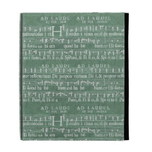 Medieval Music Manuscript iPad Case