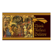 Medieval Nativity business cards by RainbowCards Medieval Nativity business cards