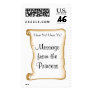 Medieval Princess Wedding Invitation Postage