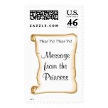 Medieval Princess Wedding Invitation postage