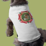 Medieval Red Rose Doggie Tee Shirt