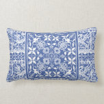 Medieval Renaissance Elegant Blue and White pillows