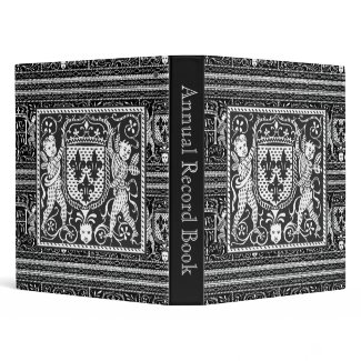Medieval Renaissance Pageantry Elegant Pattern zazzle_binder