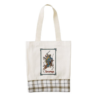 Medieval Russian Bogatyr Zazzle HEART Tote Bag