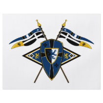 Medieval Shield and Flags Flyer