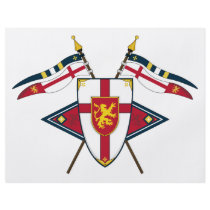 Medieval Shield and Flags Flyer