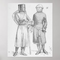 Medieval soldiers posters