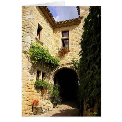 Medieval Stonehouse Greeting Card