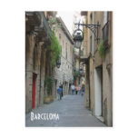 Medieval street postcard