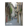Medieval street postcard