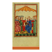 Medieval times business cards